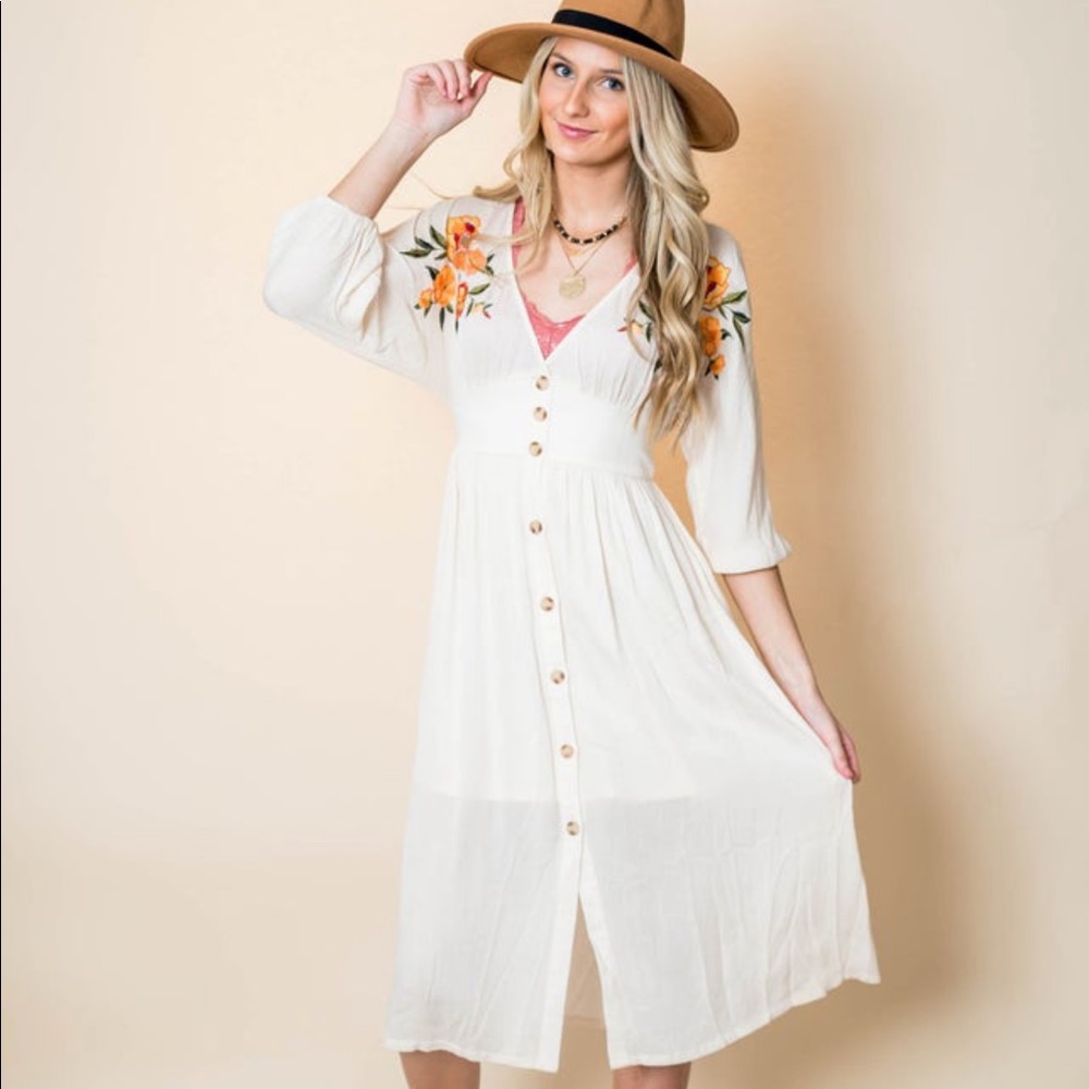 Bohemian style dress